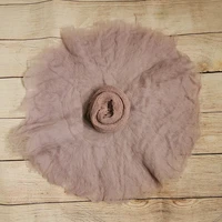 photo shoot a set 100 wool felt fleece blanketstretch knit wrapbaby girl hats lace headbands for newborn photography props