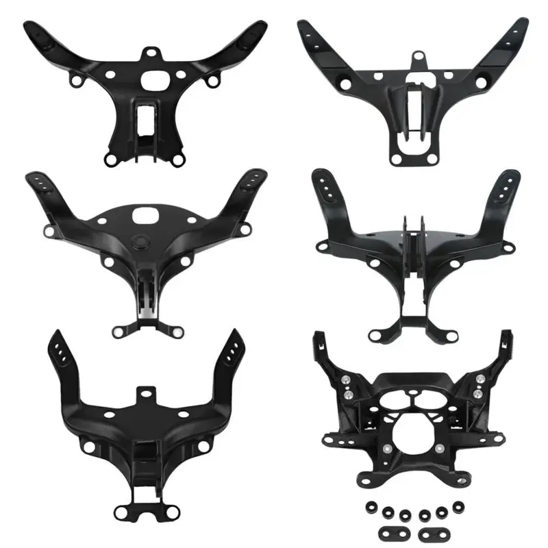 Алюминиевый ВЕРХНИЙ держатель для мотоцикла обтекатель Yamaha YZF R1 YZF-R1 1998 1999 черный |