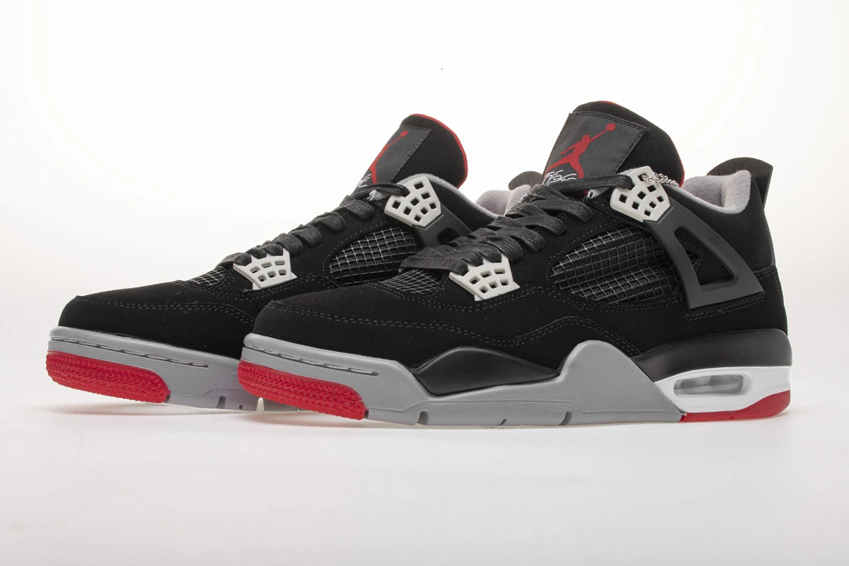 Air Jordan 4 AJ4 Nike мужские ботинки для баскетбола, уличные АМОРТИЗИРУЮЩИЕ НЕСКОЛЬЗЯЩИЕ кроссовки, Новое поступление-308497