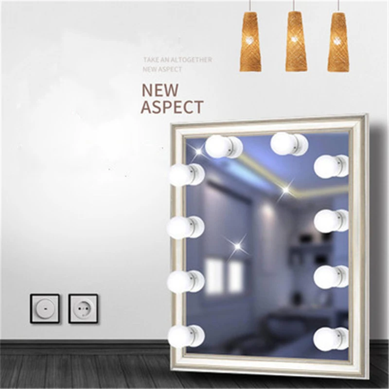 Косметическое зеркало косметический светодиодный светильник лампочка комплект