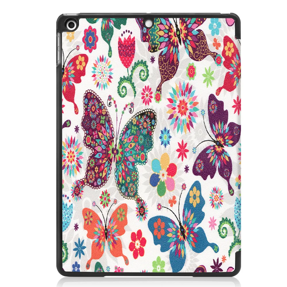 Чехол для нового iPad 10,2 7th Gen Coque Магнитная подставка авто Пробуждение/спящий кожаный чехол для iPad 10,2 Capa+ пленка+ ручка
