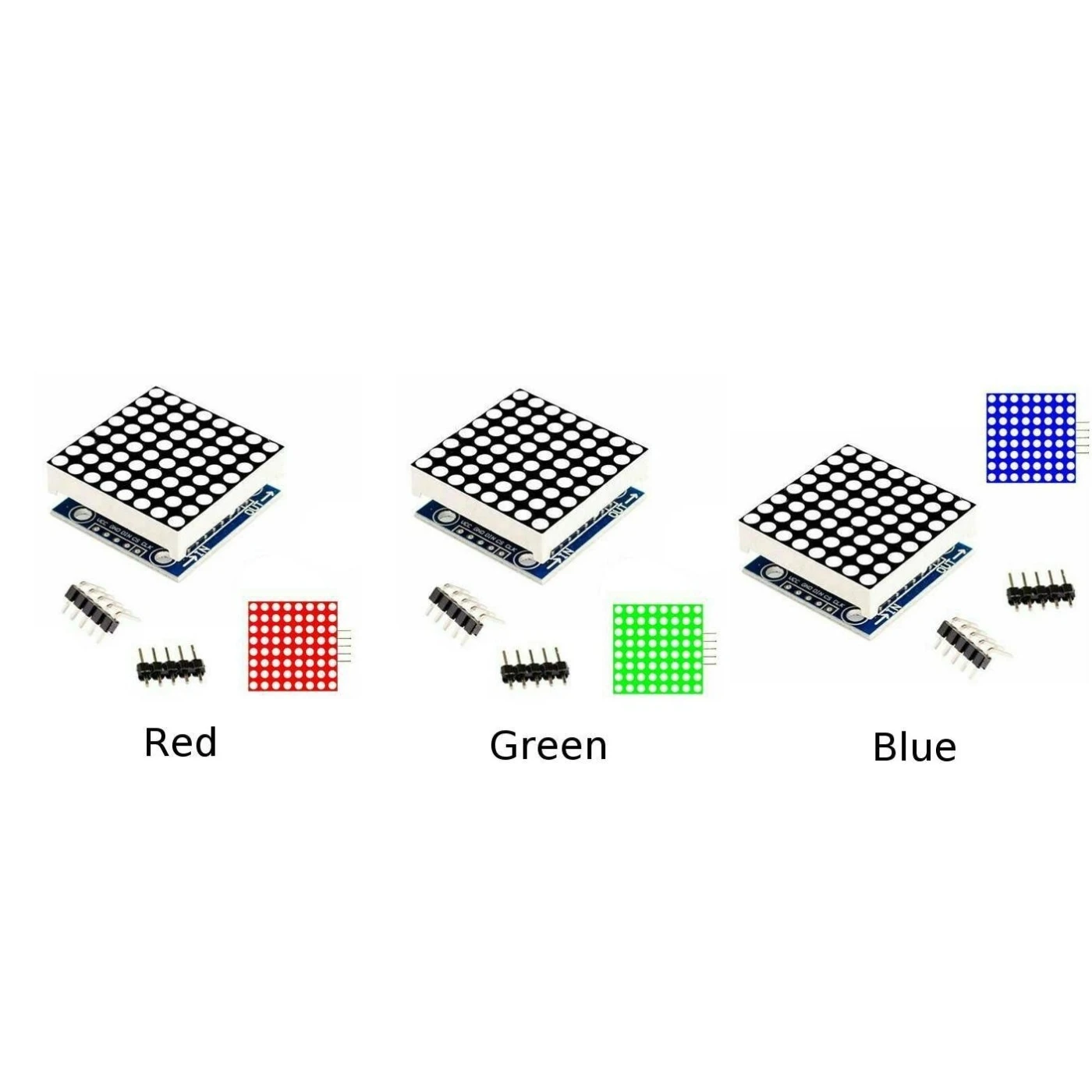 MAX7219 точечный блок MCU светодиодный модуль дисплея для Arduino Raspberry Pi 64 отдельный s
