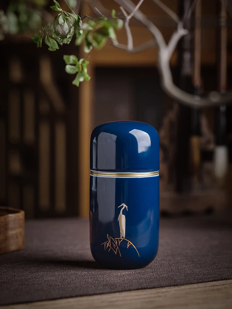 Миниатюрный керамический органайзер для чая с узором контейнер хранения