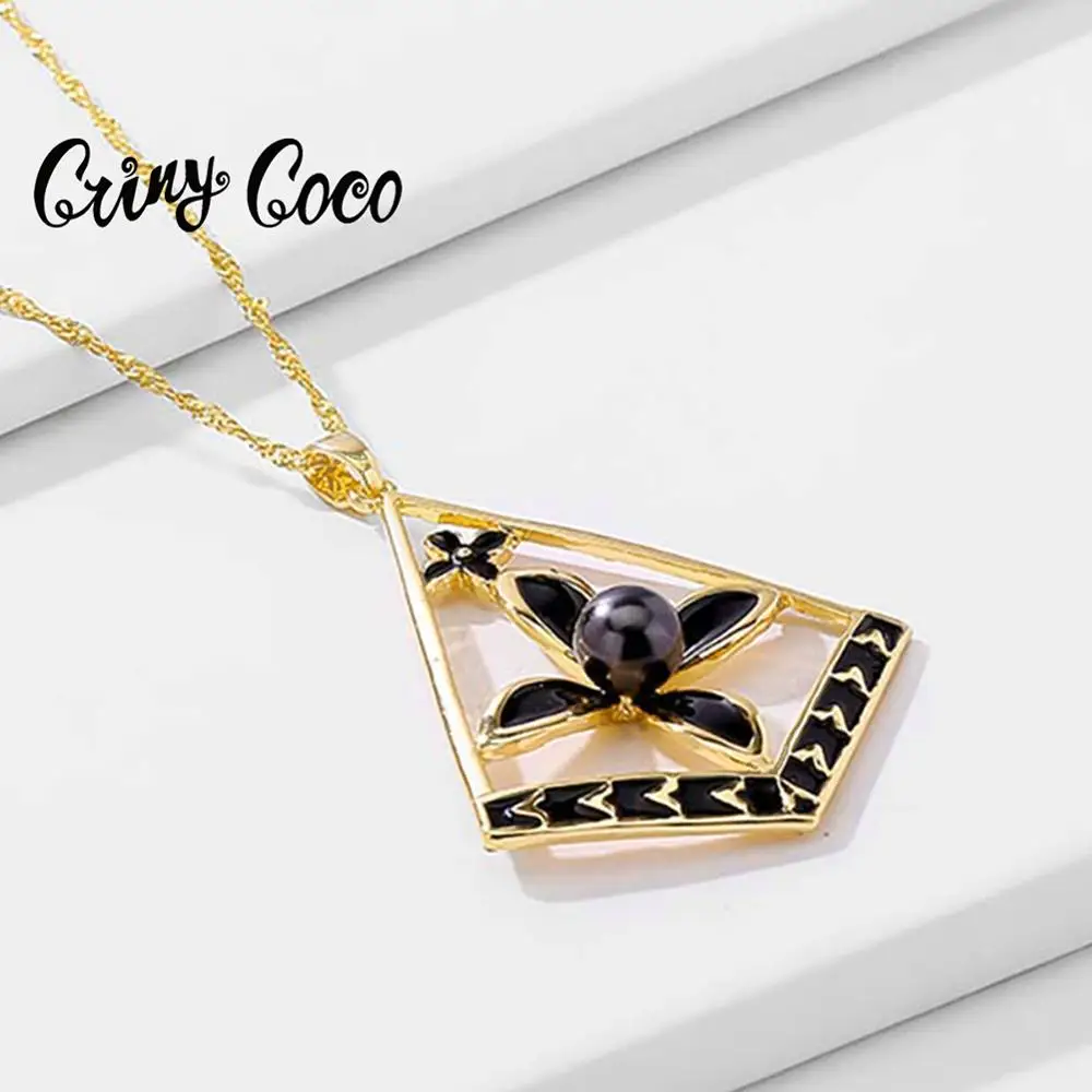 2020 Cring Coco женские модные Гавайские стильные ожерелья для женщин цветок Роскошная