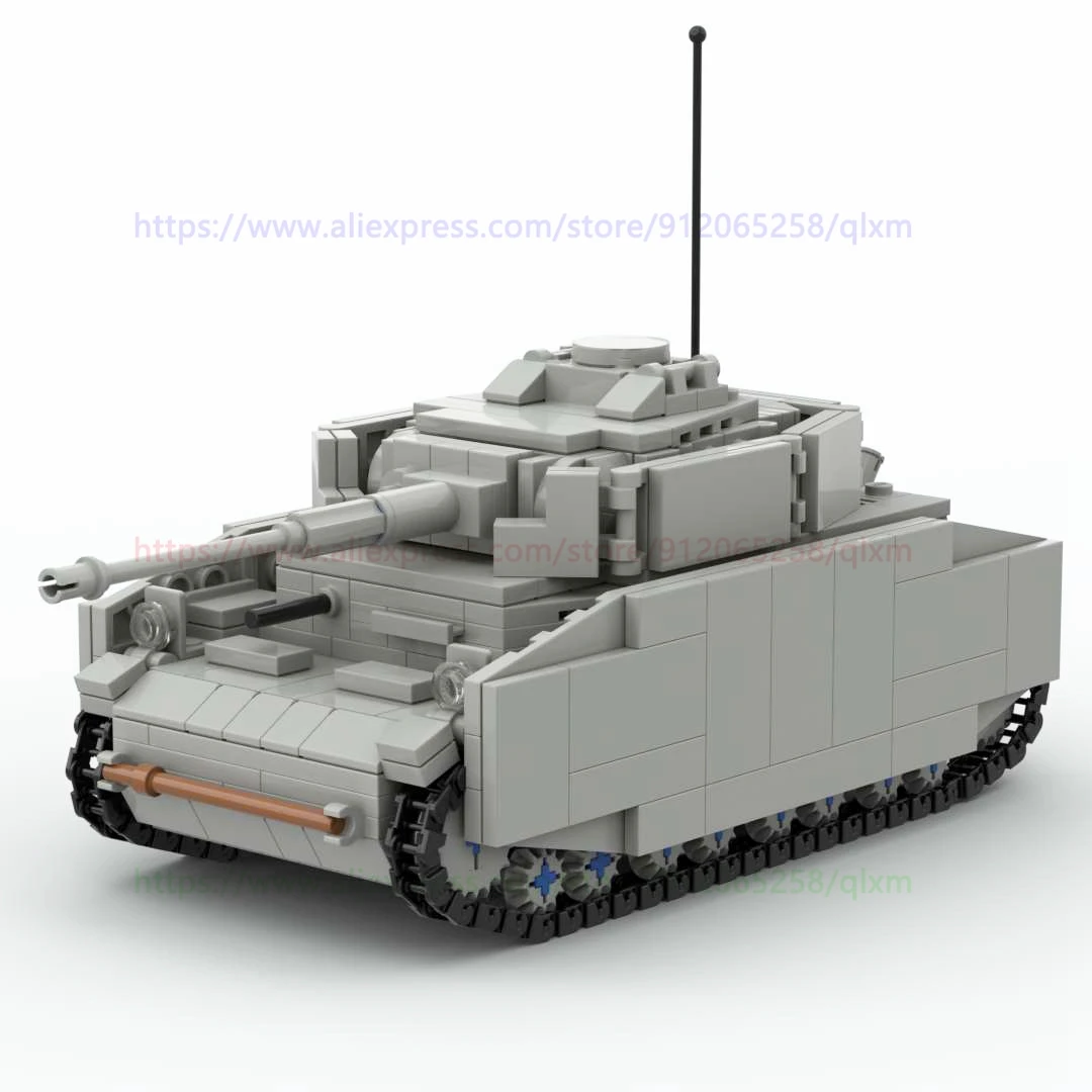 

WWII Germany Army Weapon Panzer IV ausf H Building Blocks Toy Military Series Bricks Creative for Children Christmas Toy 670pcs