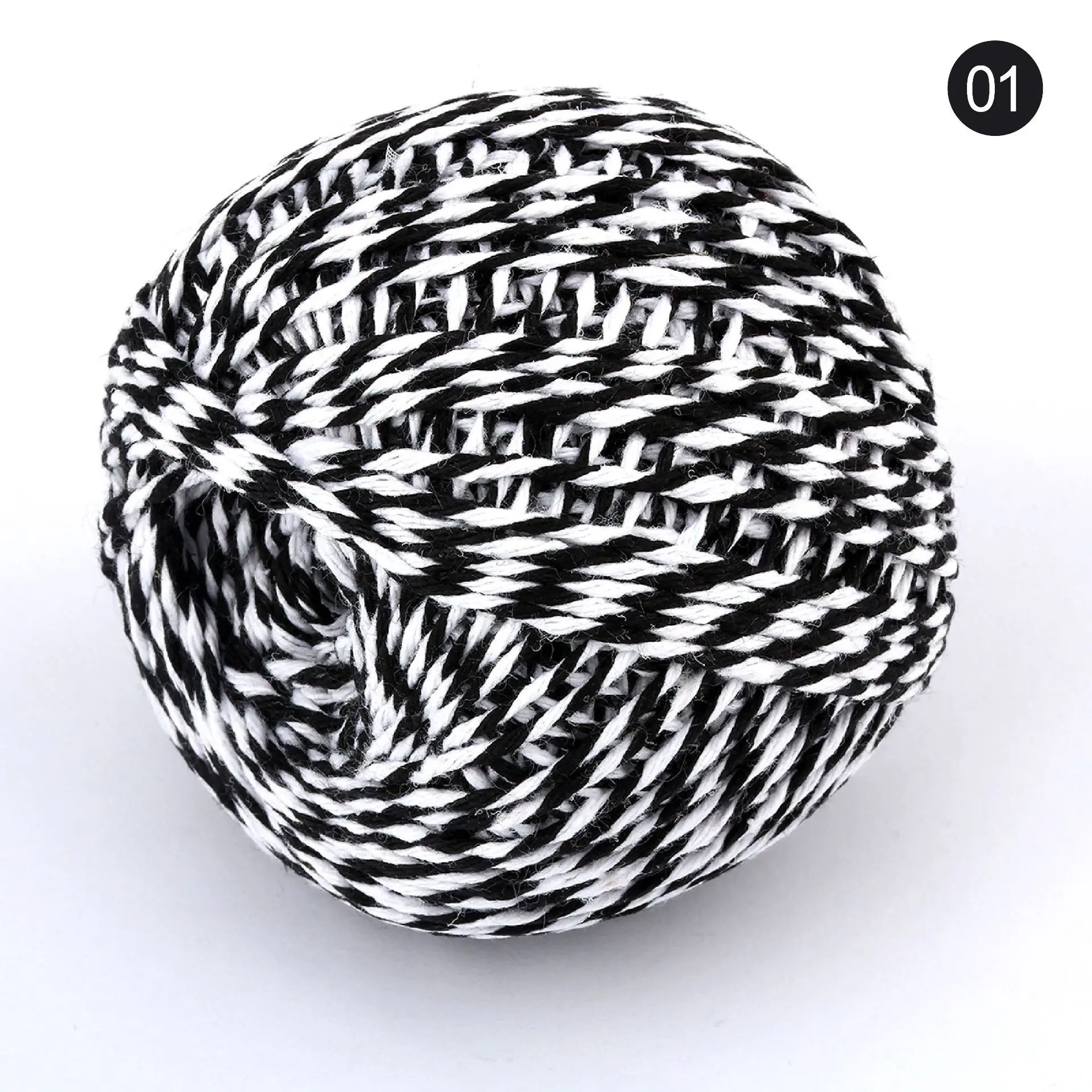 100 м * 1 5 мм двухцветная хлопковая веревка для пекарни ручной работы аксессуары