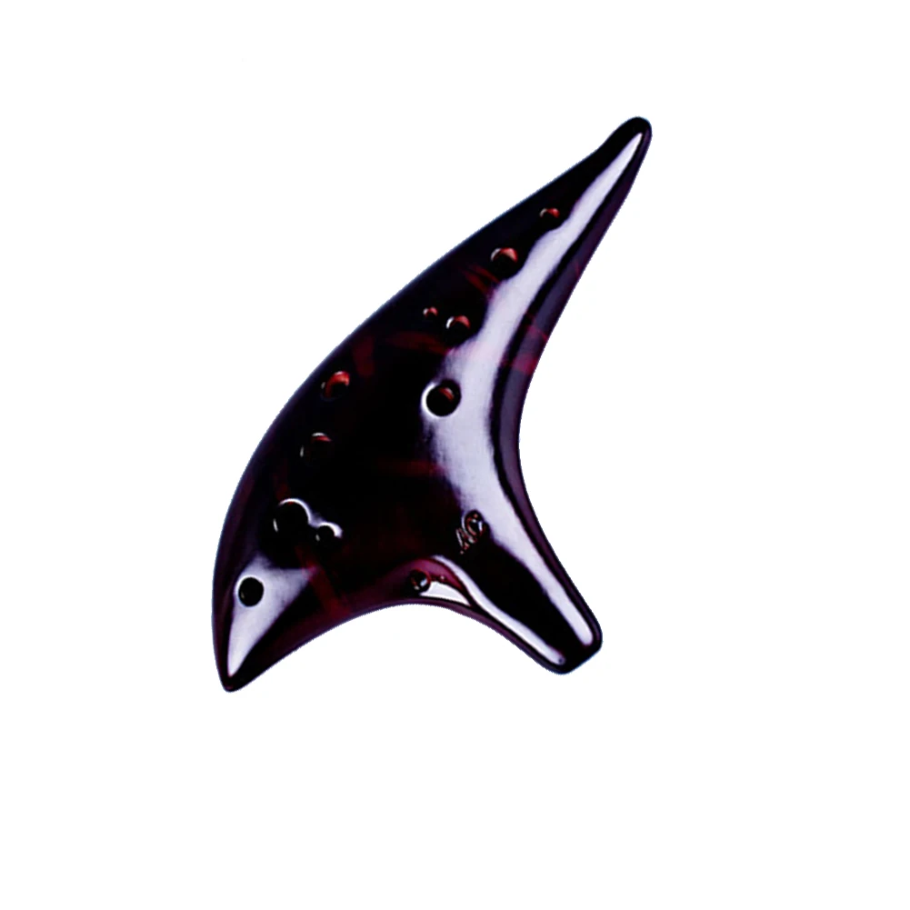 

12 Holes Rhythm Woodwind Professional Hobbies Musical Instrument Vintage Ceramic Ocarina Alto C Gifts For Beginner Flute