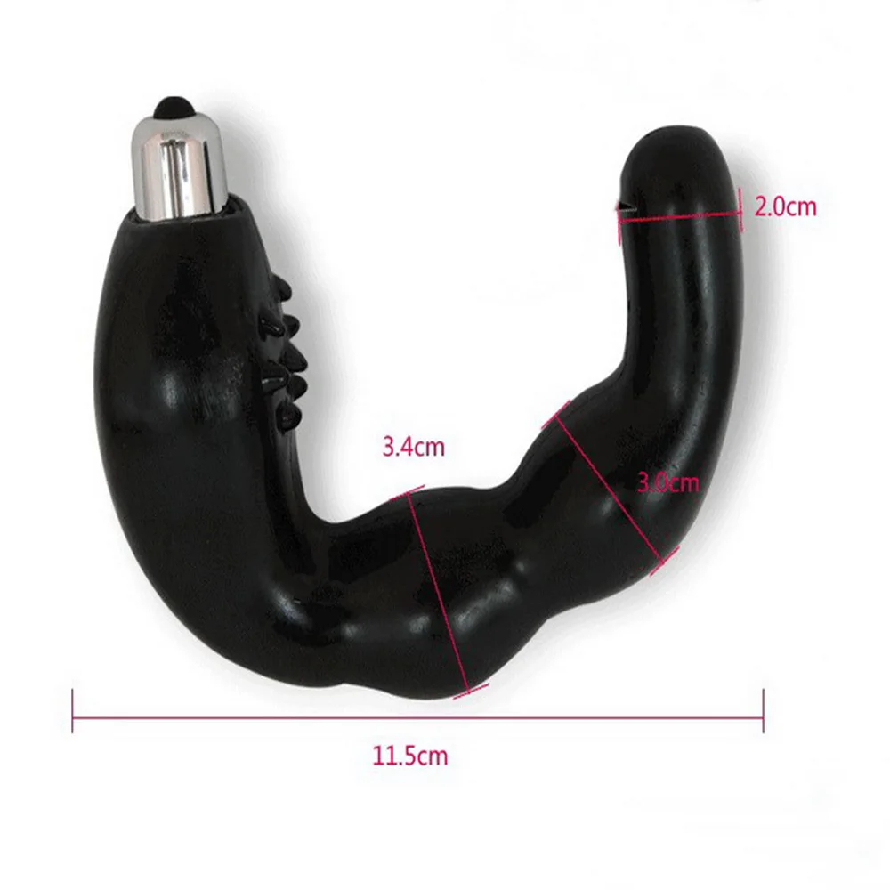 Вибратор для стимуляции простаты силиконовый анальный массажер Анальная пробка