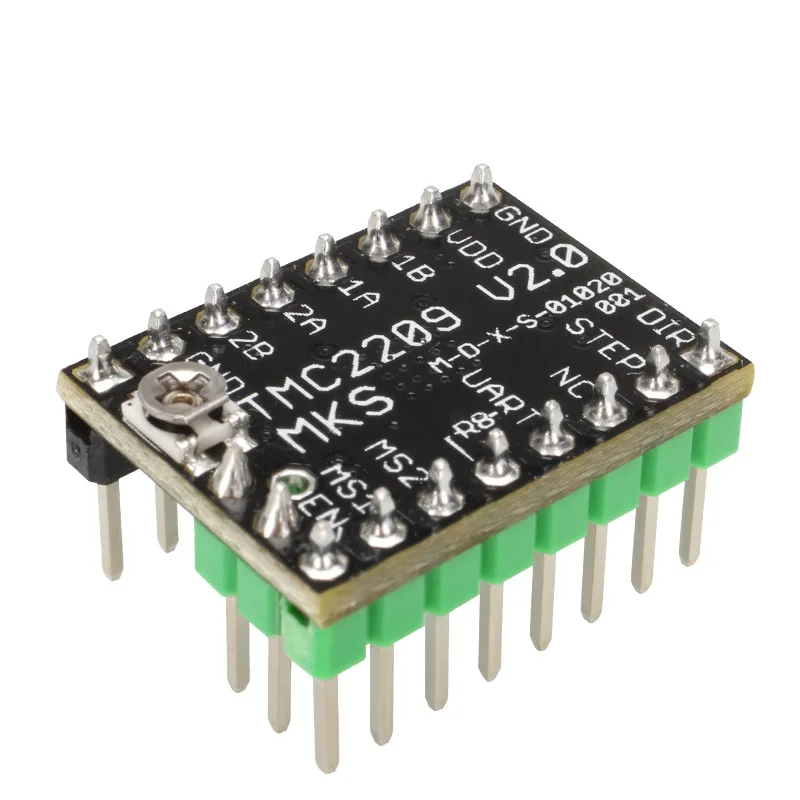 

MEGA TMC2209 Stepper Motor Driver MKS V2.0 GEN L 3D Printer Parts 2.0A UART Ultra Silent Stepstick for Ender3 Gen_L Robin Nano