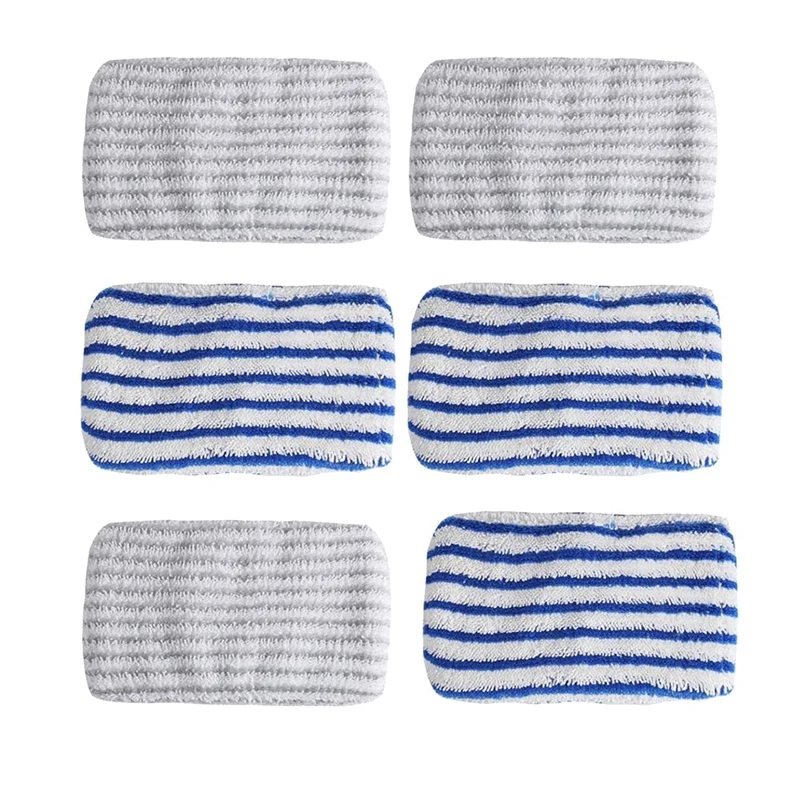 

Hot 6 Pcs Microfibre Cloth Pads Replacement for Rowenta Clean&Steam ZR005801 Cleaner Accessory,Washable and Reusable