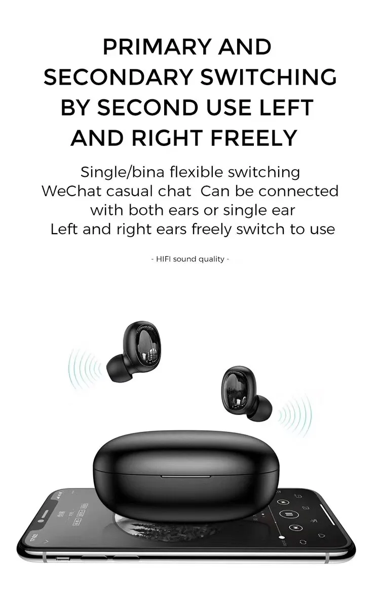 JOYROOM T08 TWS Bluetooth 5,0 наушники беспроводные стерео наушники с сенсорным управлением Водонепроницаемые бинауральные звонки спортивная Гарнитура для телефонов