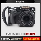 Аксессуары TILTA для PANASONIC Lumix GH5 GH5S, клетка с верхней ручкой, комплект для стоп-кабеля, держатель с зажимом, черная деталь