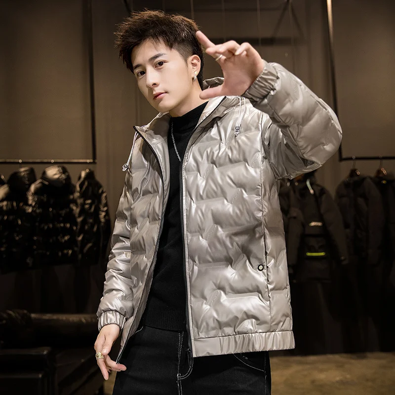 Winter men jacket 90% white duck down coat  with a slim suit thickened fashion trend  warm coat  high quality