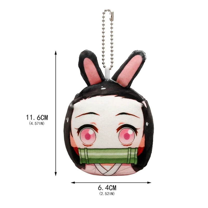 Аниме Demon Slayer: Kimetsu no Yaiba Kamado Nezuko Косплей акриловый брелок Шарм телефон кулон брелок Рождественский подарок новинка