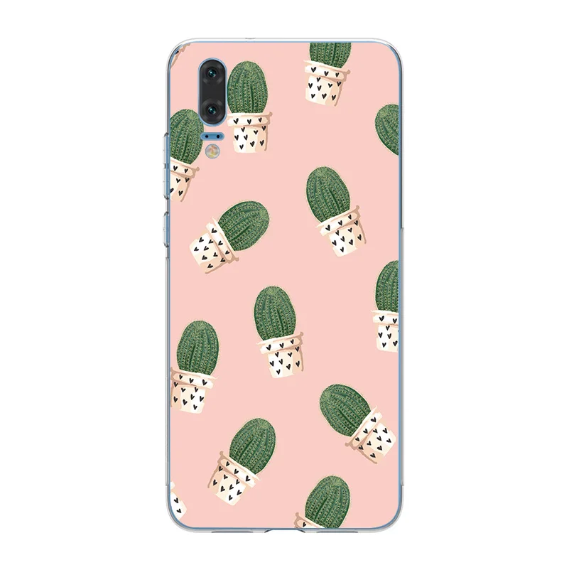 Ciciber летний цветочный чехол для телефона с изображением растений кактуса Huawei P20