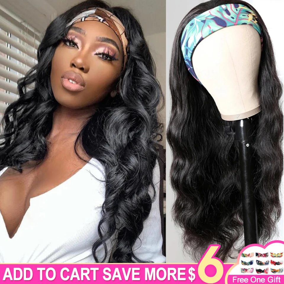 

Body Wave Wig Headband Wig Human Hair Wigs For Women Human Hair Brazilian Head Band Wigs Human Hair Aricabin Hair Extensions