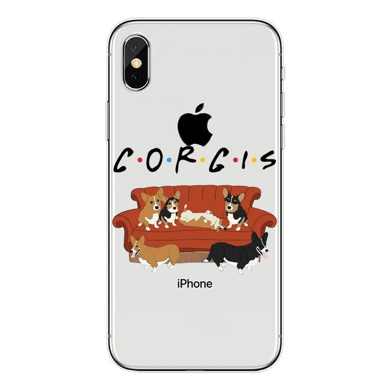 Одежда для сна с милыми и забавными маленькие короткие ноги корги iPhone X 6 S Plus 5 5S SE 7