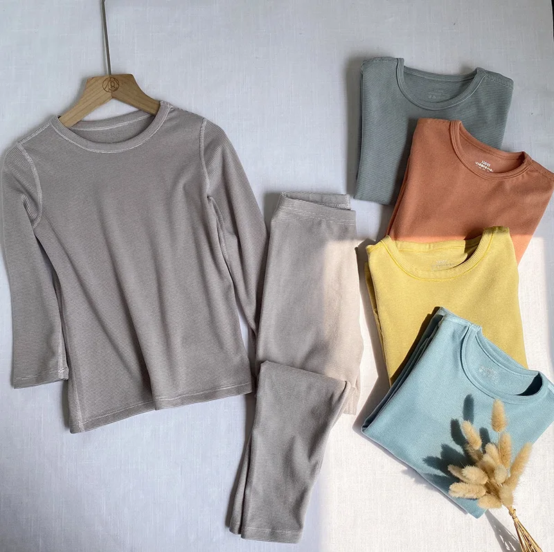 

2021 Autumn New Children's Colorful Home Clothes Set