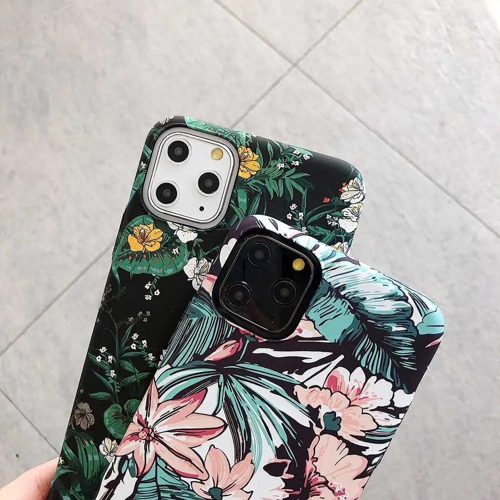Светящийся чехол для телефона iphone 11 Pro Max XR XS X 6 6S 7 8 Plus 11pro летний Матовый Жесткий