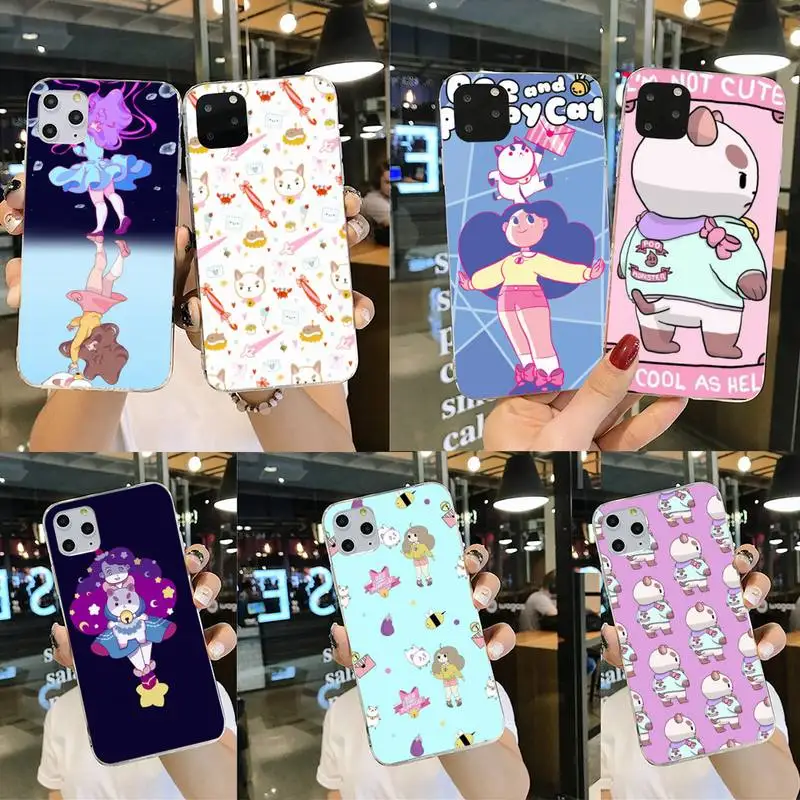 HPCHCJHM Пчела и Puppycat новое поступление черный чехол для мобильного телефона iPhone 11 pro