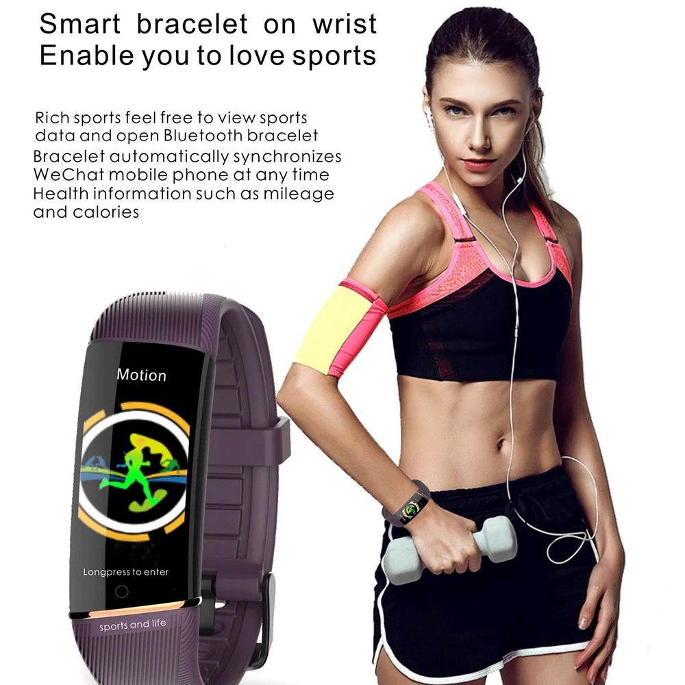 Спортивный смарт-браслет Nennbo E98S водонепроницаемый браслет с датчиком