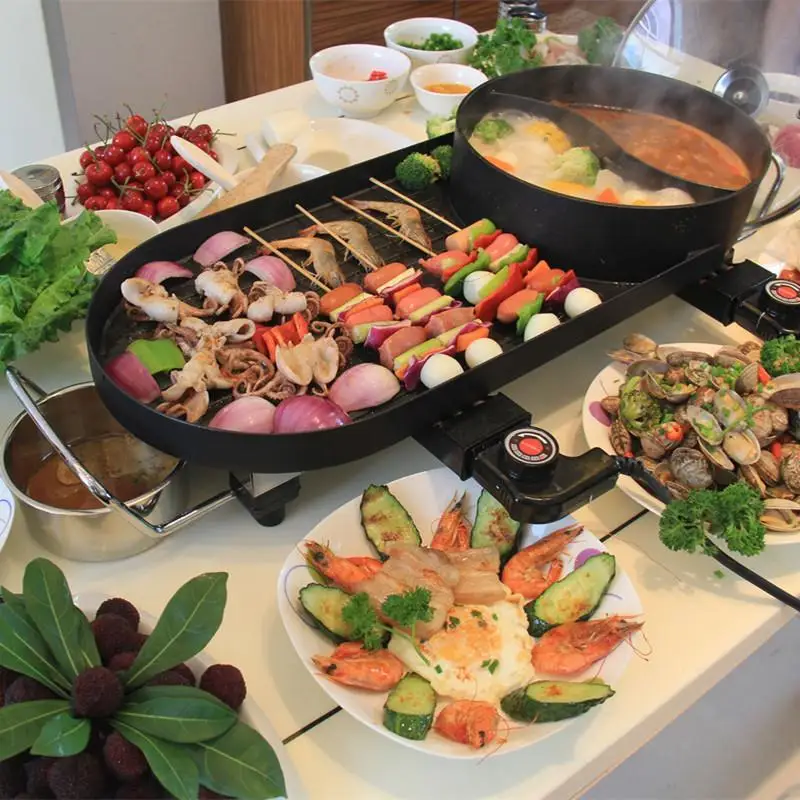 Уличная Бытовая кухонная электрическая плита для приготовления мяса кебаба
