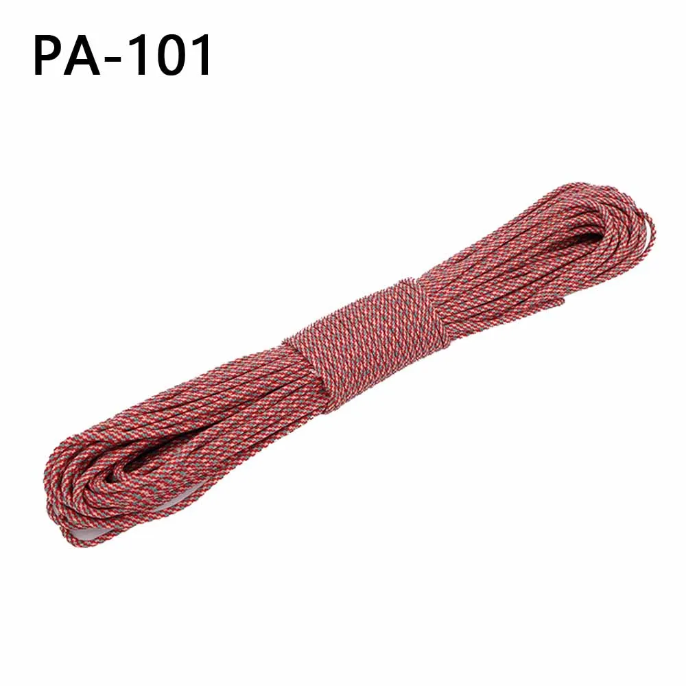 1pcs Christmas Series 550 Paracord Parachute Cord Lanyard Mil Spec Type III 7 Strand Core 100 FT Gift |