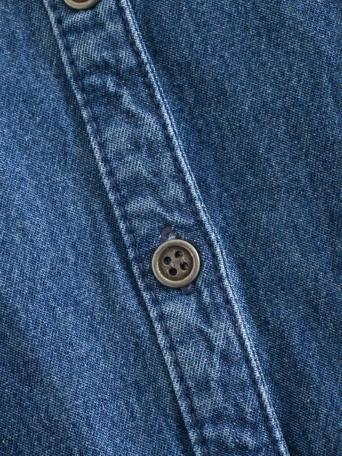 Женское винтажное джинсовое мини-платье с V-образным вырезом оборками и рукавом