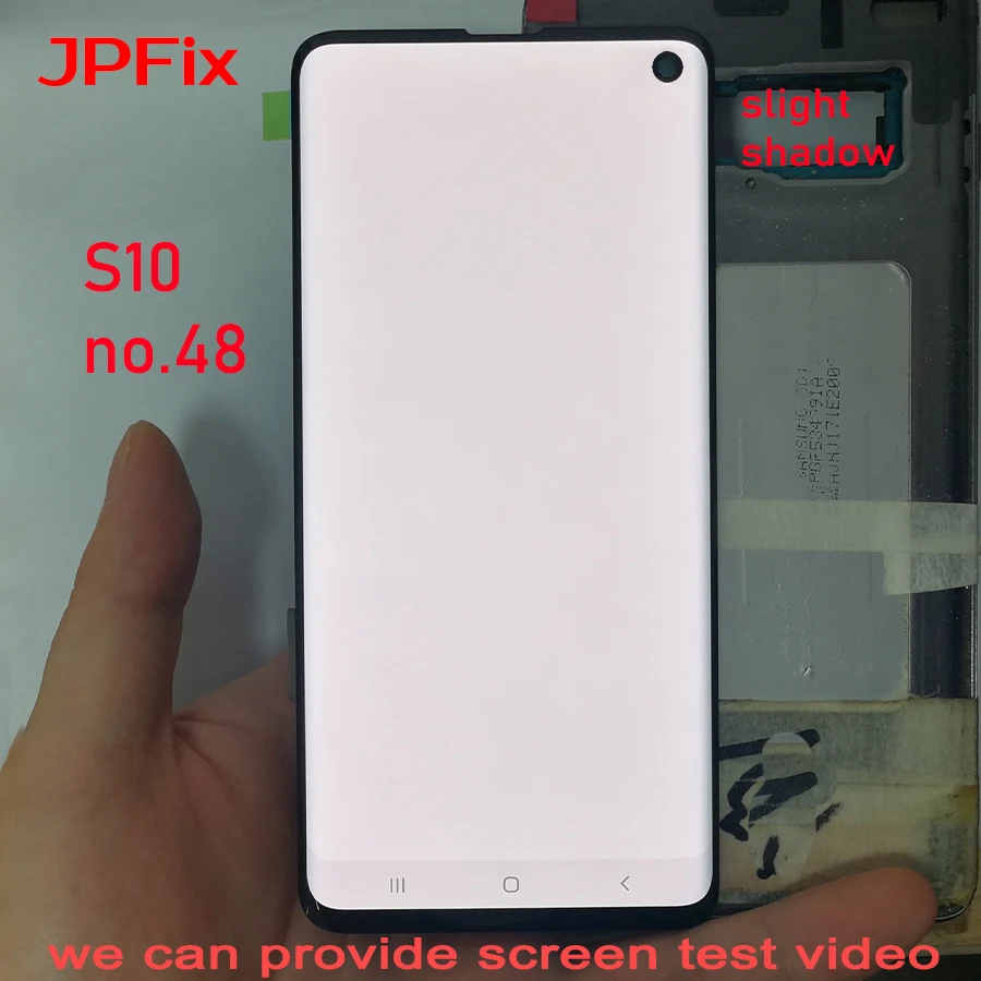 ЖК-дисплей JPFix Super AMOLED для Samsung Galaxy S10/G973/S10Plus/G975 сенсорный экран в сборе с рамкой