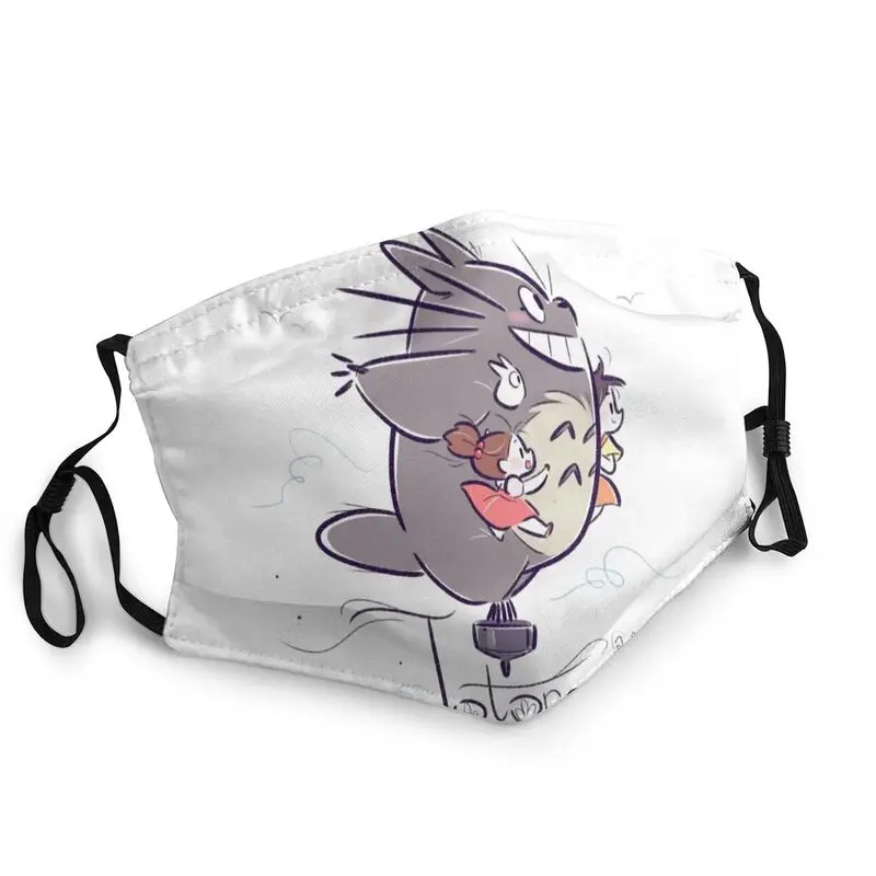

My Neighbor Totoro Mask Dustproof Breathable Miyazaki Hayao Face Mask Protection Cover Men Respirator Mouth Muffle