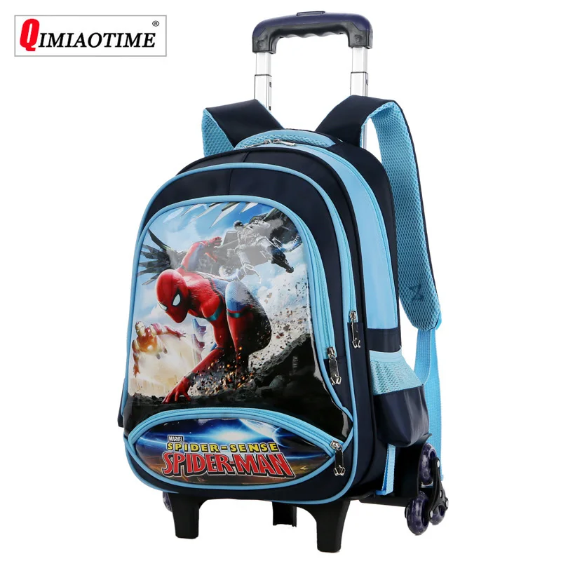 Переносная сумка на колесиках для школьников с 2 режимами Детская 6 колесиками