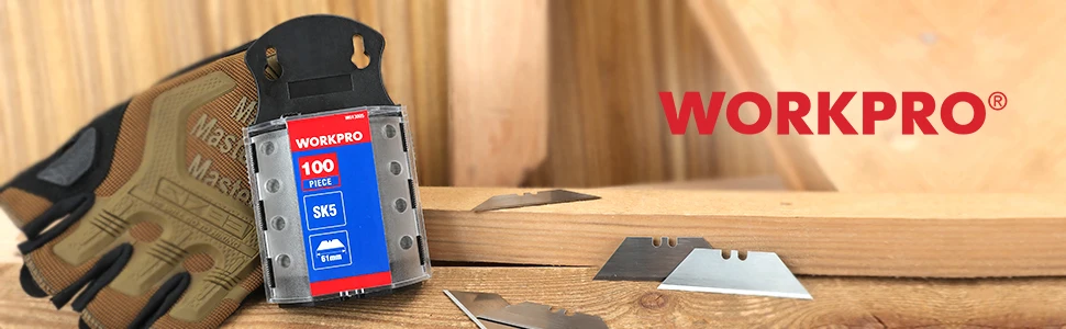 WORKPRO нож лезвия оригинальные лезвия сверхмощные лезвия для ножа SK5 стальные лезвия ножа 100 шт./лот