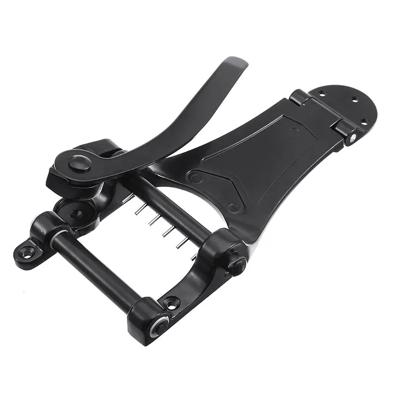 Новые детали для электрогитары Vibrato Tremolo Bridge Semi Hollow Tailpiece Black подходит Les Paul