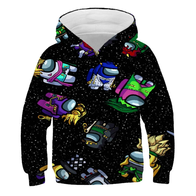 

2020 Among Us Hoodie Kids Size Boys&Girls Long Sleeve Hooded Sweatshirts Children's Hoodies Street Style Games Harajuku Clothes