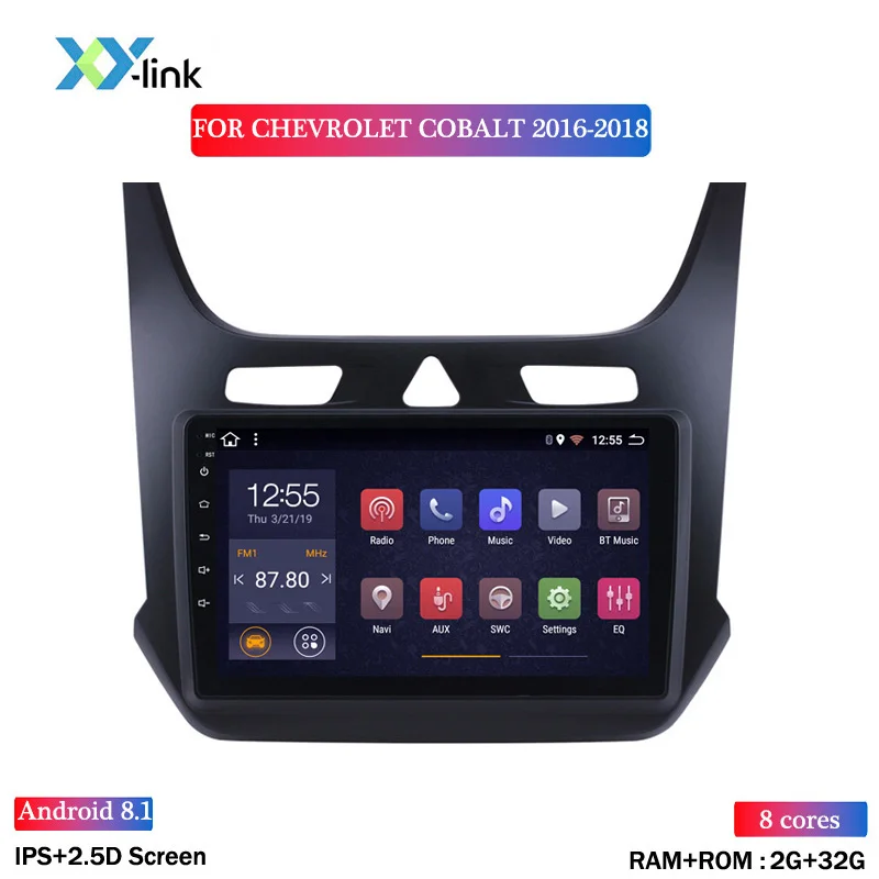 8 CORES 2G RAM 2G ram 32G rom Android 8,1 9 дюймов сенсорный экран gps навигация Радио для Chevrolet cobalt - Цвет: 8 CORES 2G RAM
