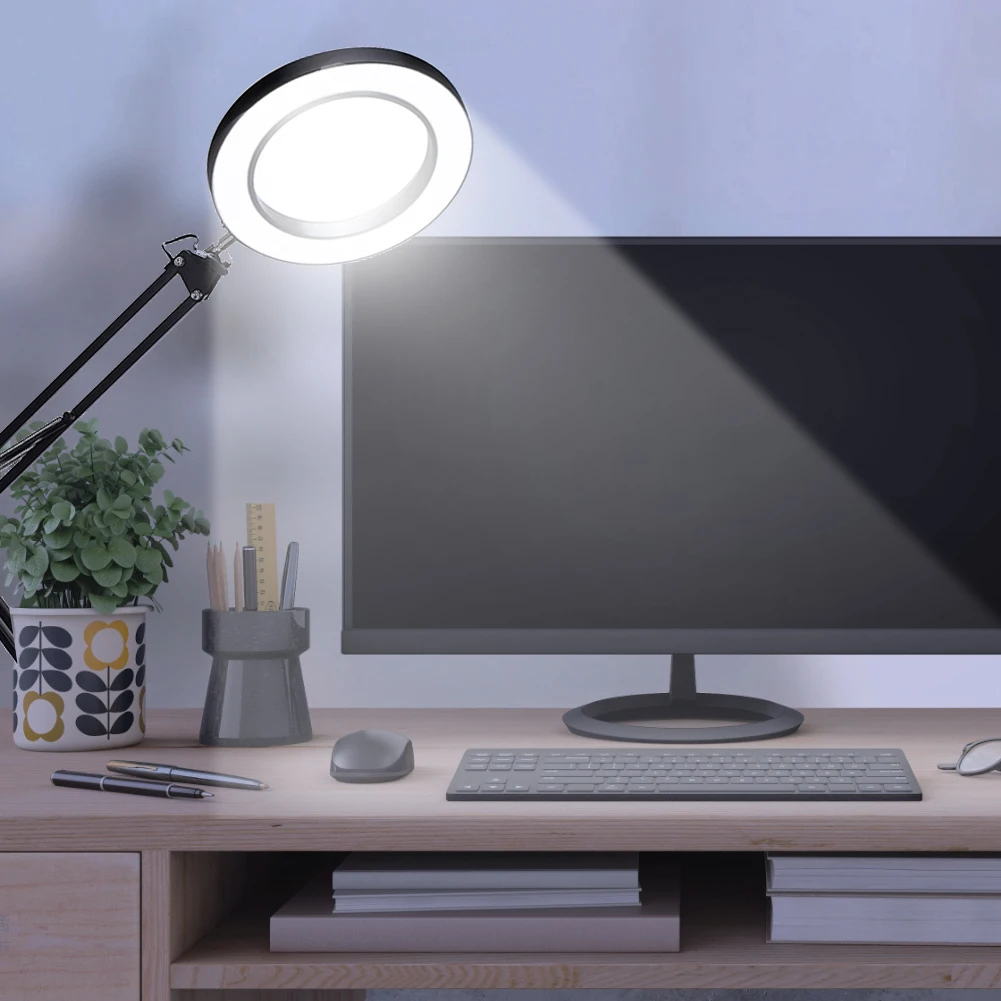 5X светодиодный светильник Лупа Вспомогательный зажим Сварка увеличительное