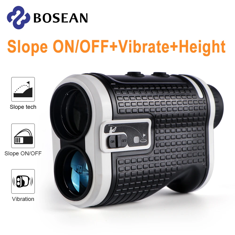 

2021 Golf Rangefinder Slope ON/OFF Flag-Lock with Jolt Vibrate Laser Range finder Distance Meter Height speed for Hunting MG-6S
