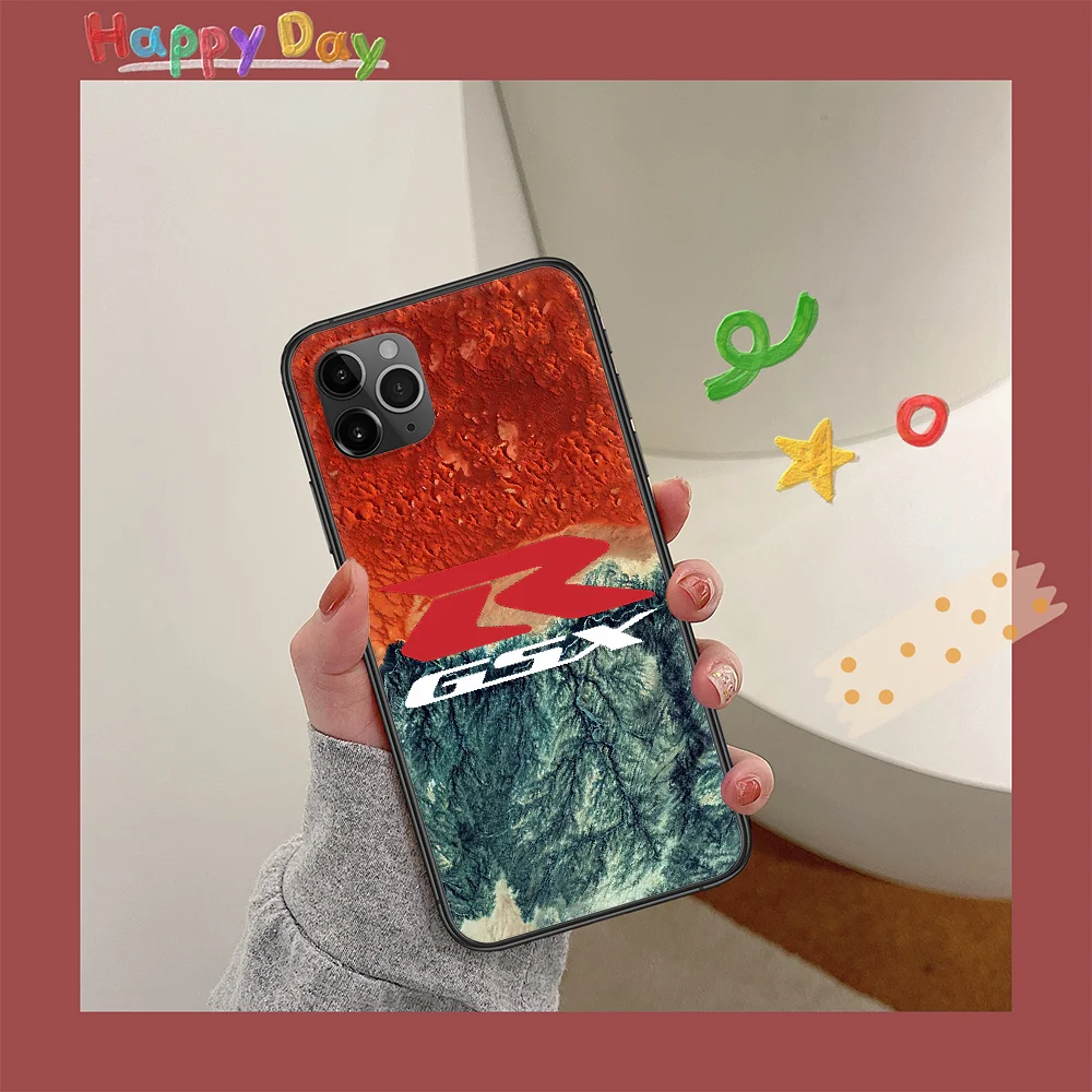 

Suzuki Gsxr Gsx R Phone Case For Iphone 11 12 Mini PRO XR X XS MAX 6 6s 7 8 Plus 4 5 5s SE 2020 black Etui 3D Hoesjes Pretty