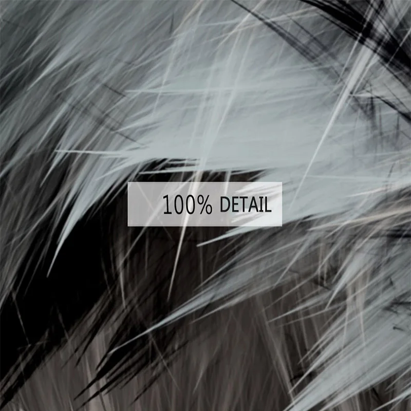 Настенные 3D-обои на заказ абстрактное искусство черные и белые перья настенная