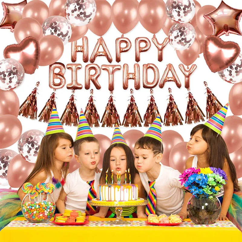 

Happy Birthday Balloons Foil Letter Balloon Birthday Party Decorations Kids Adult Birthday Balloons Alphabet Balloons BN200001