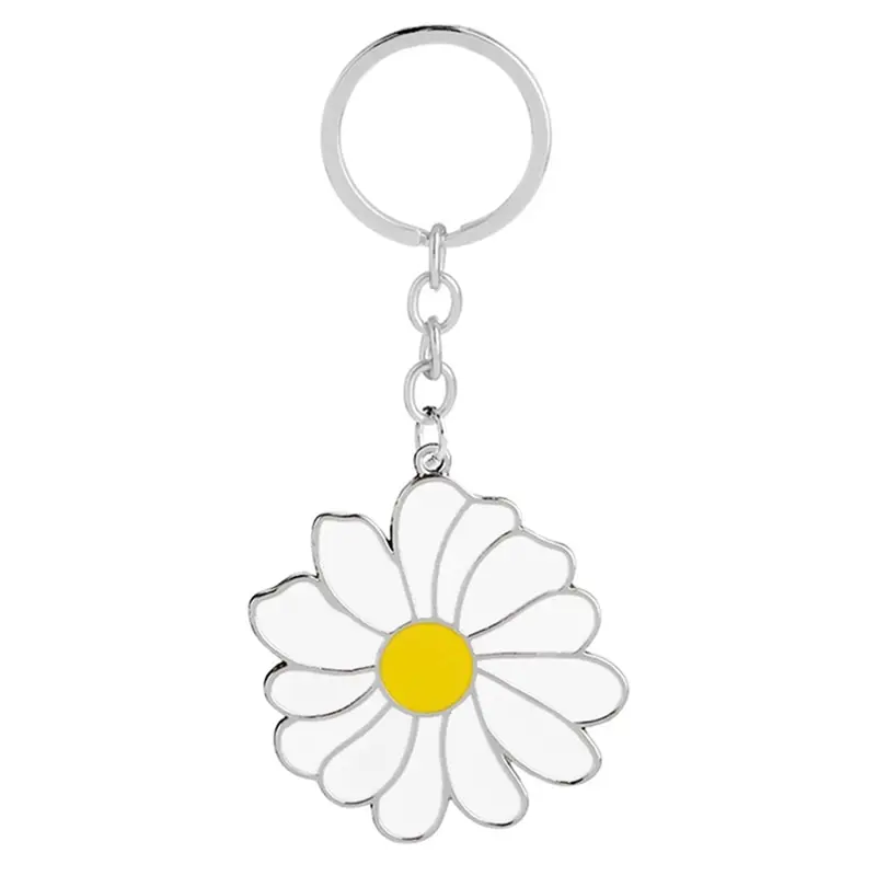 

Fashion Sweet Cute Daisy Keychain Key Rings Key Pendant Bag Pendant