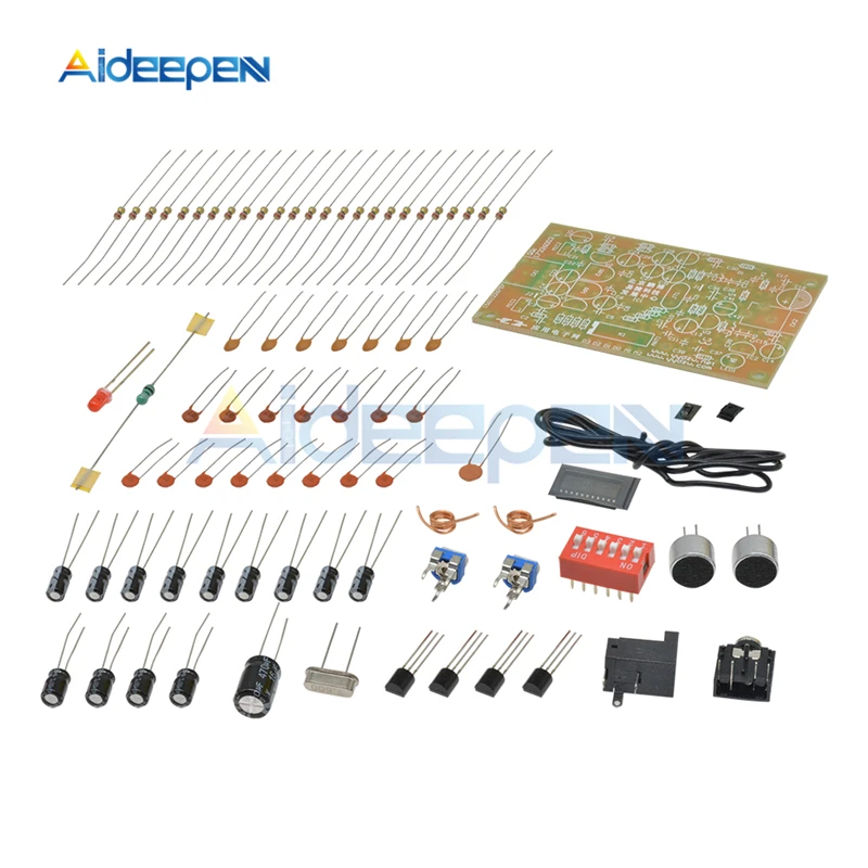 BH1417 беспроводной FM стерео передатчик модуль цифровой радиостанции PLL DIY Kit|Детали