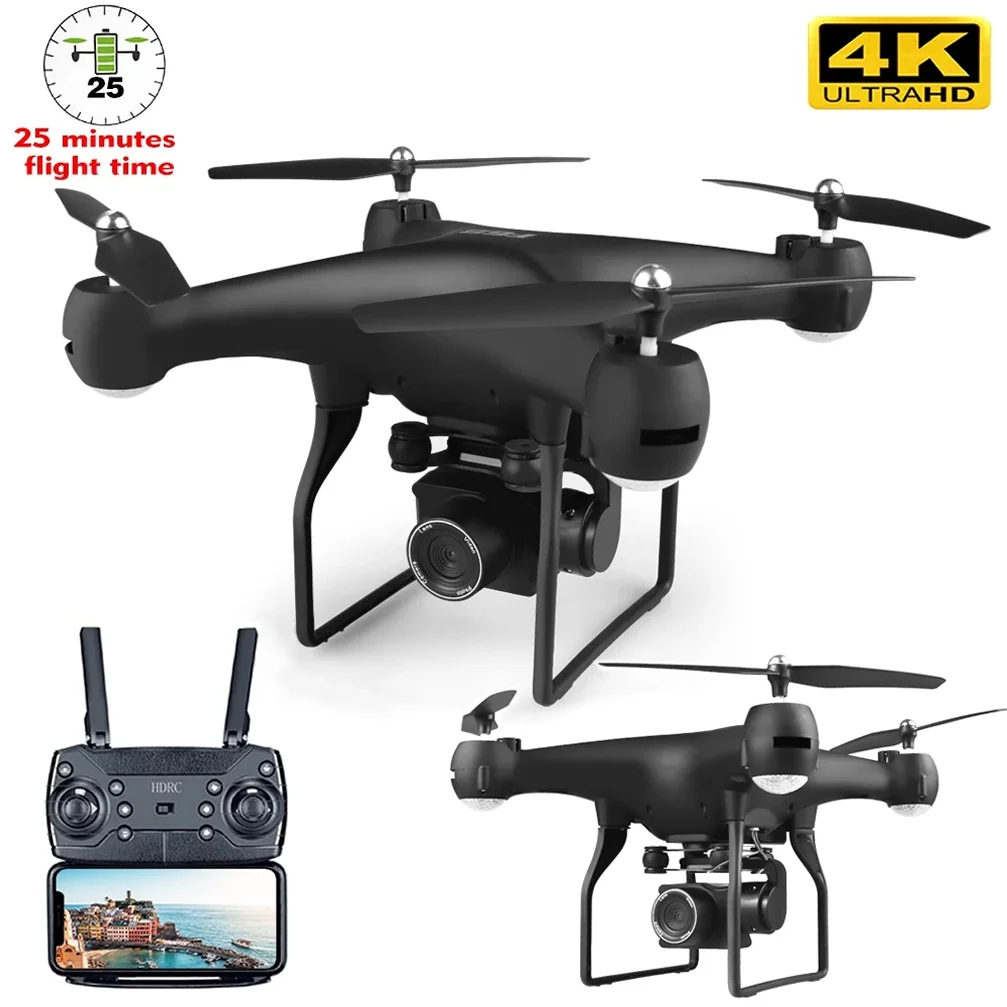 

JIMITU RC Drone with 4K HD ESC Camera Aerial Photography UAV Remote Control 4-Axis Quadcopter Long Life Flying Aircraft