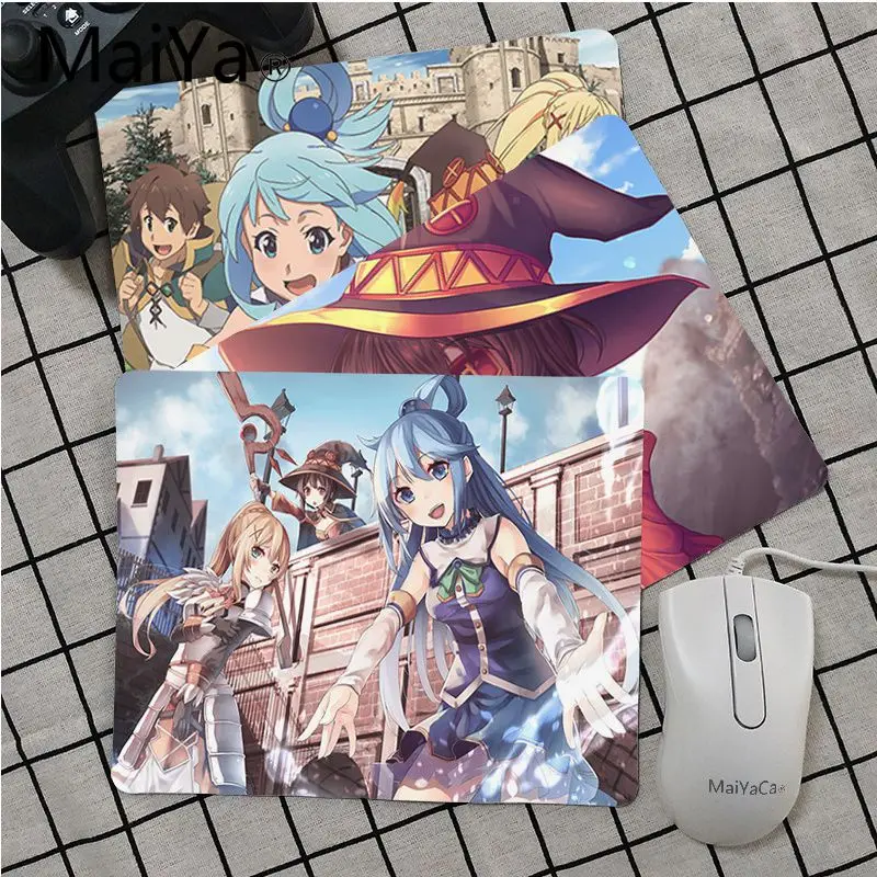

Maiya высокое качество Konosuba Megumin аниме уникальный настольный коврик игровой коврик для мыши Лидер продаж оптовая продажа игровой коврик для м...