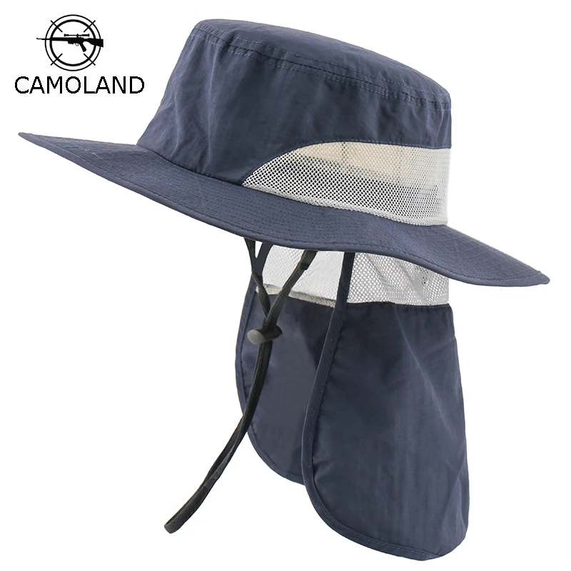Панама CAMOLAND Мужская/Женская водонепроницаемая шапка с защитой от УФ излучения