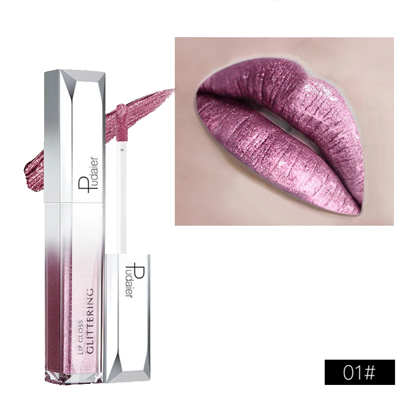 

18 Colors Lip Gloss Glitter Water Proof Moisturizing Long-Lasting Color Not Easy To Discolor Non-Stick Cup Glossy Lipstick 1pcs