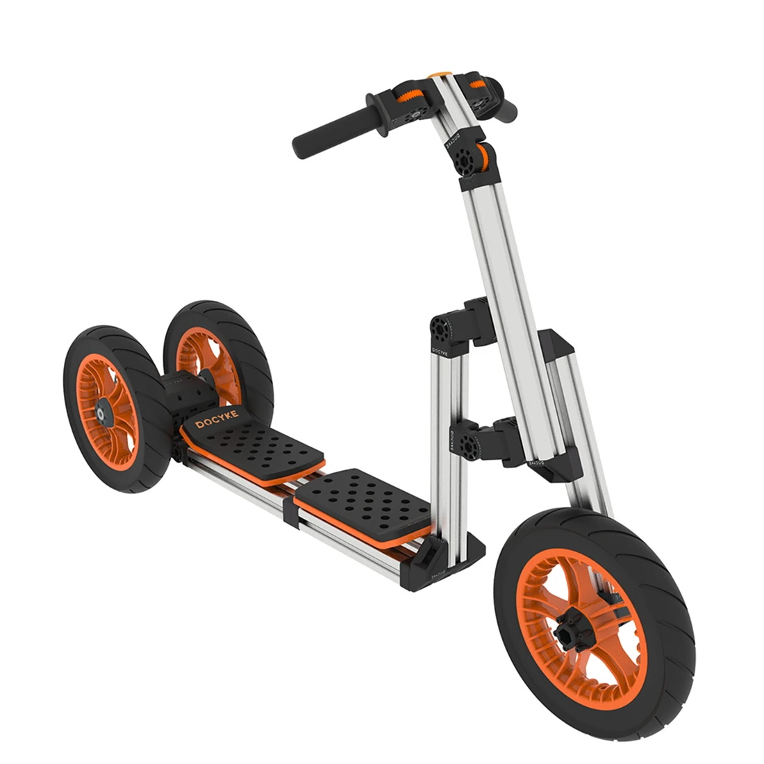 Docyke DIY Творческий застройку аттракционы набор контактов для тестирования 10 в 1 Электрический велосипед Go Kart самокат баланса с алюминиевым, которые поддерживают несколько режимов рамка для малыша