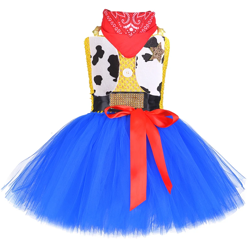 Костюм коровы Вуди для ролевых игр с шляпой девочек на день рождения Хэллоуин