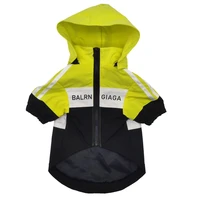 small medium sized pet dog clothes autumn winter models waterproof raincoat schnauzer bichon hiromi fashion coat dog clothes