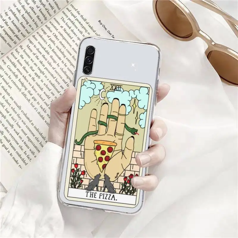 

Egypt Tarot Divination Phone Cases Transparent for Samsung A71 S9 10 20 HUAWEI p30 40 honor 10i 8x xiaomi note 8 Pro 10t 11